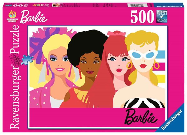 Ravensburger (15019) - "Barbie's 60th Anniversary" - 500 piezas