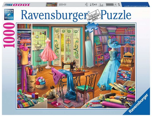Ravensburger (15276) - "Seamstress Shop" - 1000 piezas