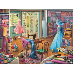 Ravensburger (15276) - "Seamstress Shop" - 1000 piezas