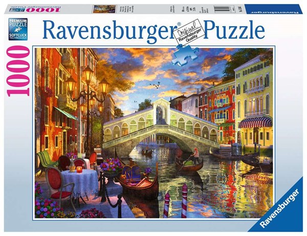 Ravensburger (15286) - "Sunset Over Rialto" - 1000 piezas