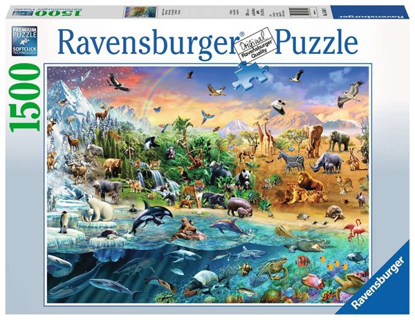 Ravensburger (16364) - "Our Wild World" - 1500 piezas