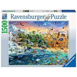 Ravensburger (16364) - "Our Wild World" - 1500 piezas