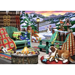 Ravensburger (16442) - "Cozy Series, Apres All Day" - 500 piezas