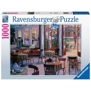 Ravensburger (16449) - "A Café Visit" - 1000 piezas