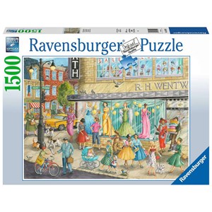 Ravensburger (16459) - "Sidewalk Fashion" - 1500 piezas