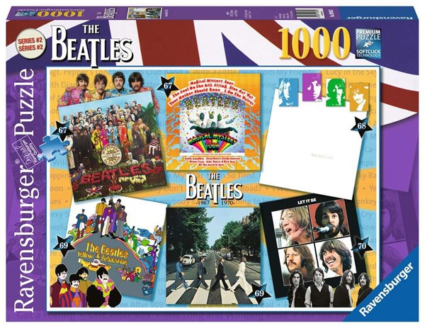 Ravensburger (19815) - "The Beatles, Albums 1967-1970" - 1000 piezas