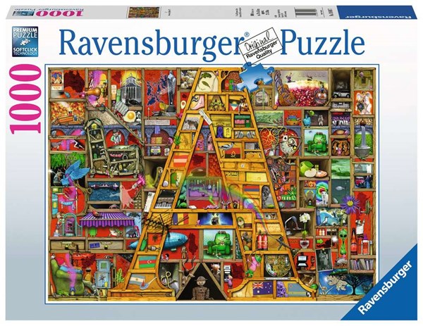 Ravensburger (19891) - "Awesome Alphabet "A"" - 1000 piezas