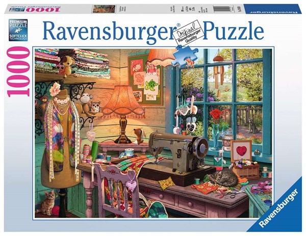 Ravensburger (19892) - "The Sewing Shed" - 1000 piezas