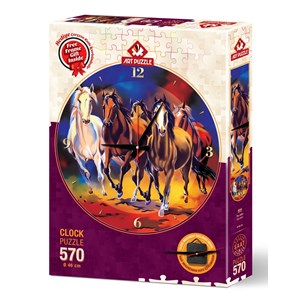 Art Puzzle (5004) - "Horses" - 570 piezas