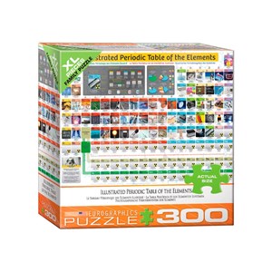 Eurographics (8300-5370) - "Illustrated Periodic Table of the Elements" - 300 piezas