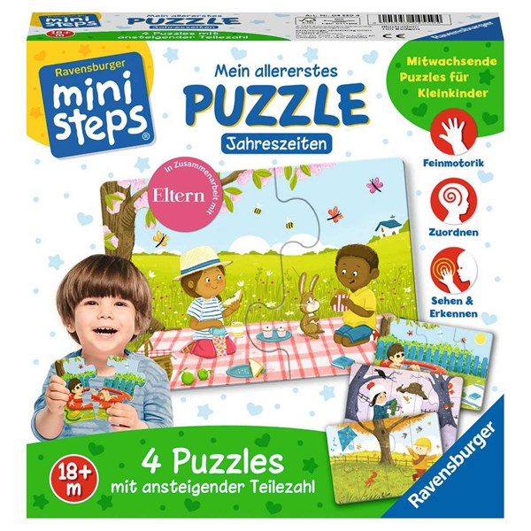 Ravensburger (4559) - "My First Puzzle, Seasons" - 2 3 4 5 piezas