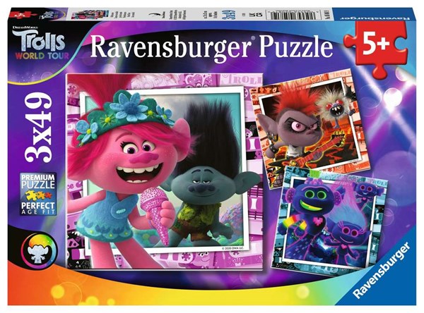 Ravensburger (5081) - "Trolls 2, World Tour" - 49 piezas