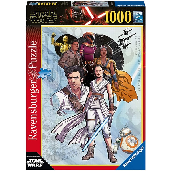 Ravensburger (14991) - "Star Wars IX, The Rise of Skywalker" - 1000 piezas