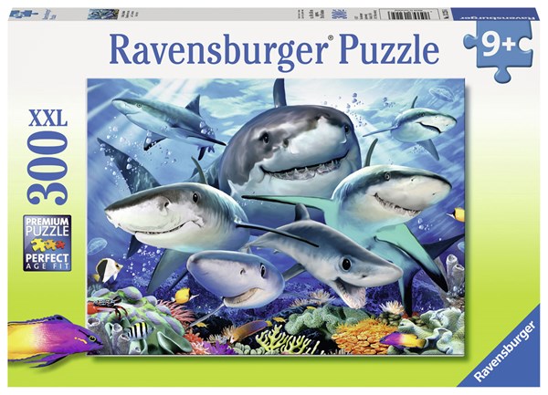 Ravensburger (13225) - Howard Robinson: "Smiling Sharks" - 300 piezas