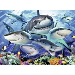 Ravensburger (13225) - Howard Robinson: "Smiling Sharks" - 300 piezas