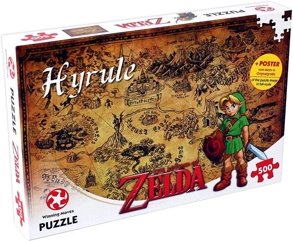 Winning Moves Games (29490) - "The Legend of Zelda, Hyrule" - 500 piezas