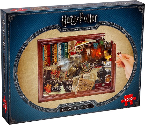 Winning Moves Games (2466) - "Harry Potter, Hogwarts" - 1000 piezas