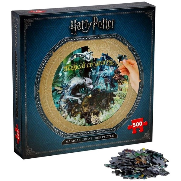 Winning Moves Games (2473) - "Harry Potter, Magical Creatures" - 500 piezas