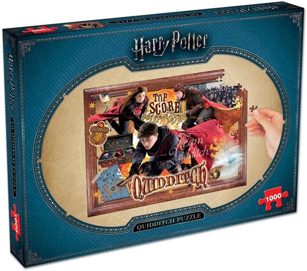 Winning Moves Games (2497) - "Harry Potter, Quidditch" - 1000 piezas