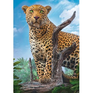 Trefl (37332) - "Wild Leopard" - 500 piezas