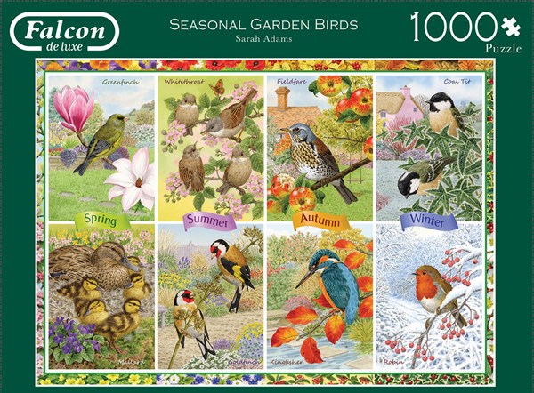 Falcon (11157) - "Seasonal Garden Birds" - 1000 piezas
