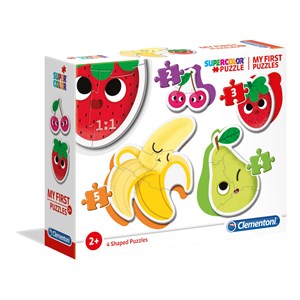 Clementoni (20815) - "My First Puzzle, Fruit and Vegetables" - 2 3 4 5 piezas