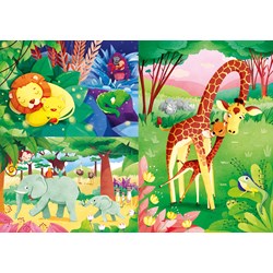 Clementoni (25233) - "Jungle Friends" - 48 piezas