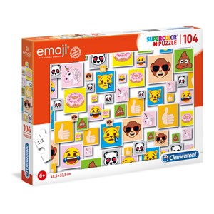 Clementoni (27285) - "Emoji" - 104 piezas