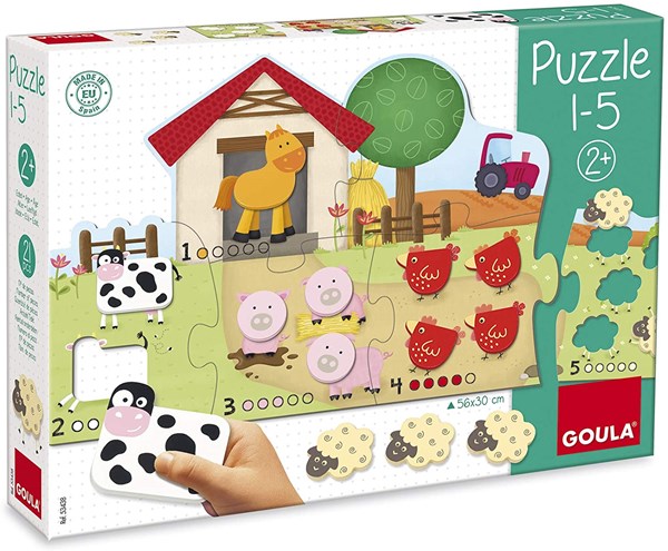 Goula (53438) - "Animal Shapes" - 5 piezas