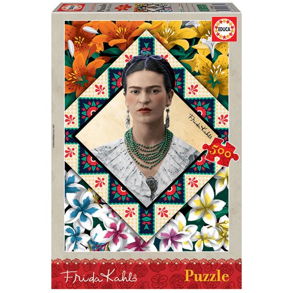 Educa (18483) - Frida Kahlo: "Frida Kahlo" - 500 piezas