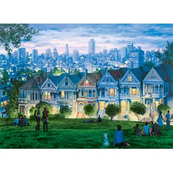 Eurographics (6000-0958) - Eugene Lushpin: "San Francisco, The Seven Sisters" - 1000 piezas