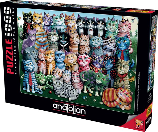 Anatolian (1030) - Laura Seeley: "Cat Family Reunion" - 1000 piezas