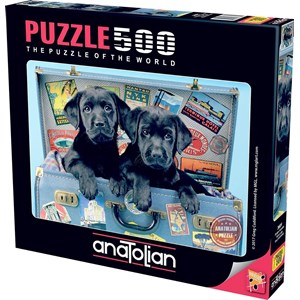 Anatolian (3601) - "The trunk with puppies" - 500 piezas