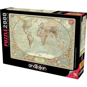 Anatolian (3935) - "World Map" - 2000 piezas