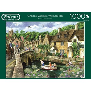 Falcon (11233) - Fiona Osbaldstone: "Castle Combe, Wiltshire" - 1000 piezas