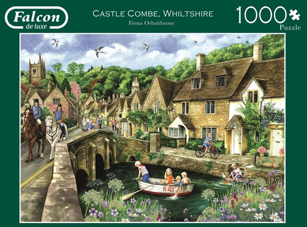Falcon (11233) - Fiona Osbaldstone: "Castle Combe, Wiltshire" - 1000 piezas