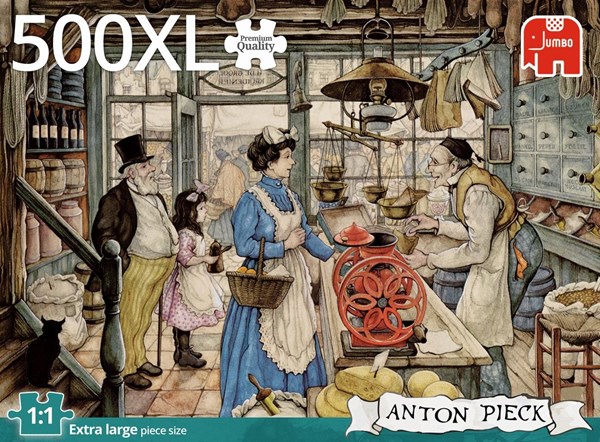 Jumbo (18599) - Anton Pieck: "The Grocer" - 500 piezas