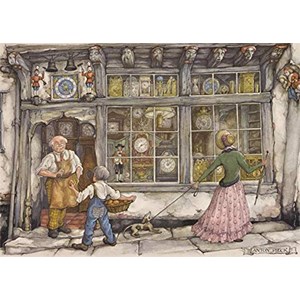 Jumbo (18826) - Anton Pieck: "The Clock Shop" - 1000 piezas
