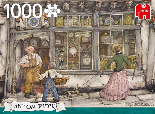Jumbo (18826) - Anton Pieck: "The Clock Shop" - 1000 piezas