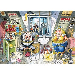 Jumbo (19168) - "Wasgij Mystery 3, Drama at The Opera!" - 1000 piezas