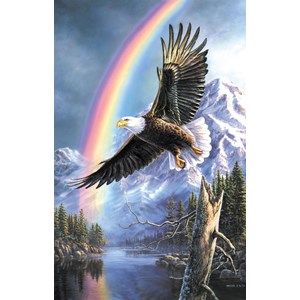 SunsOut (28472) - James Meger: "Eagle of Promise" - 1000 piezas