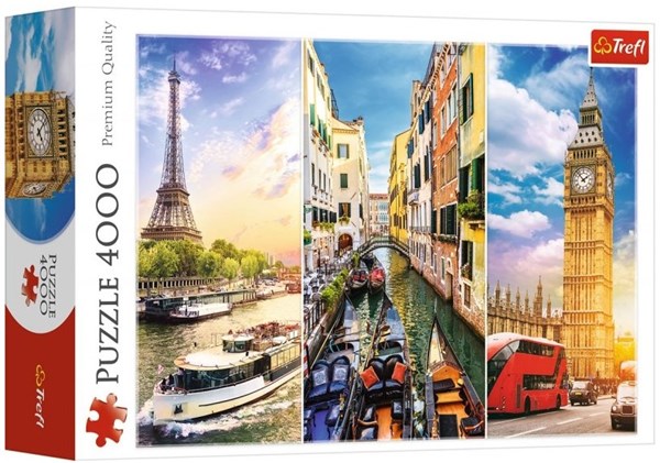 Trefl (45009) - "A Journey through Europe" - 4000 piezas