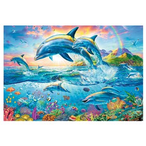 Trefl (26162) - "Dolphin Family" - 1500 piezas