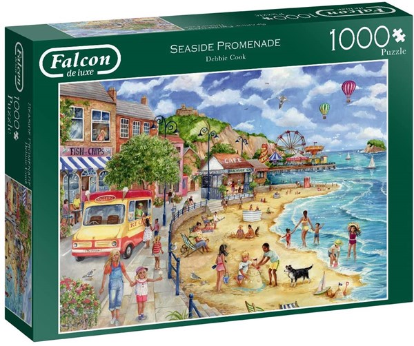 Falcon (11264) - Debbie Cook: "Seaside Promenade" - 1000 piezas