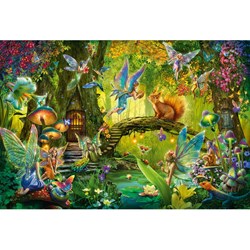 Schmidt Spiele (56333) - "Fairy in the Woods Including Fairy Wand" - 200 piezas