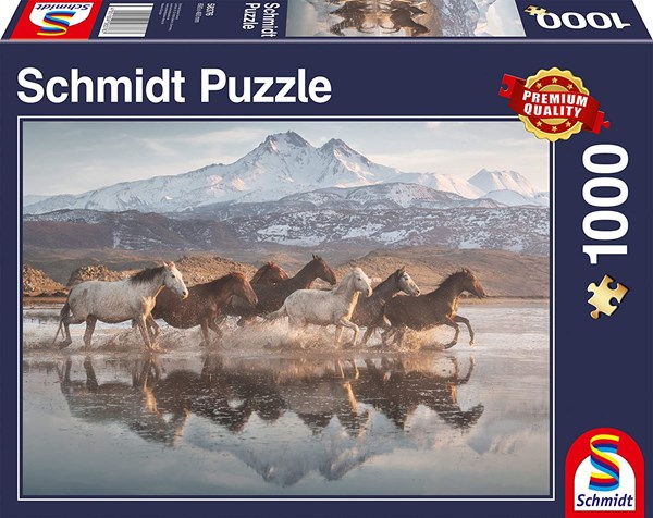 Schmidt Spiele (58376) - "Horses in Cappadocia" - 1000 piezas