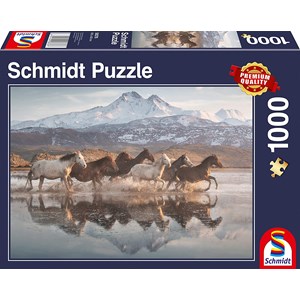 Schmidt Spiele (58376) - "Horses in Cappadocia" - 1000 piezas