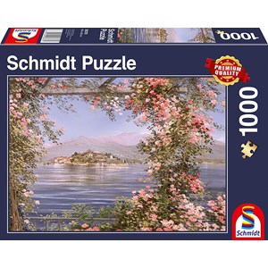 Schmidt Spiele (58378) - "Island in The Mediterranean" - 1000 piezas