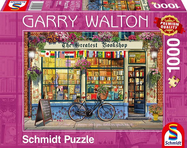 Schmidt Spiele (59604) - Garry Walton: "Bookstore" - 1000 piezas