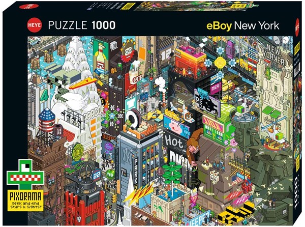 Heye (29914) - eBoy: "New York Quest" - 1000 piezas